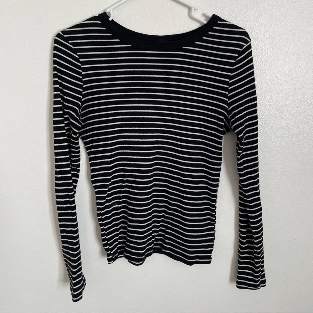 Striped long sleeve t shirt